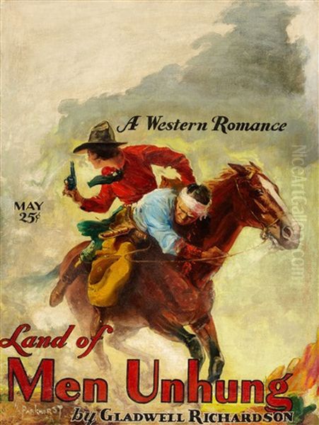 Land Of Men Unhung, Pulp Cover - view 1