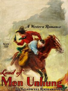 Land Of Men Unhung, Pulp Cover Land Of Men Unhung, Pulp Cover