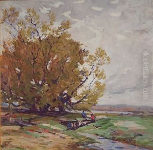 Autumn Willows by Thomas Shrewsbury Parkhurst