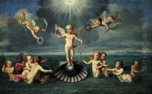 Huldigung An Amor by Jacques Parmentier