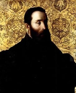 Portrait Of Pier Maria Rossi Iii, Count Of San Secondo (1521-1547), Half Length by Girolamo Francesco Maria Mazzola (Parmigianino)