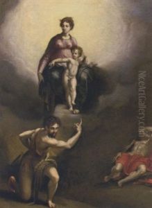 The Vision Of Saint Jerome by Girolamo Francesco Maria Mazzola (Parmigianino)