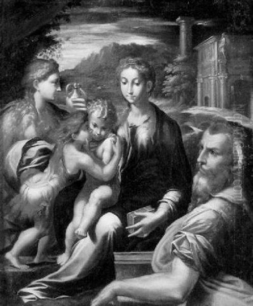 Holy Family With John The Baptist And Mary Magdalene - view 1