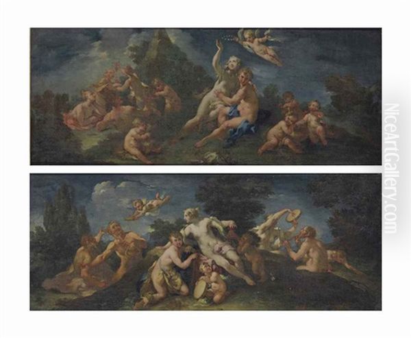 Bacchus And Ariadne; And Daphnis And Chloe (pair) - view 1
