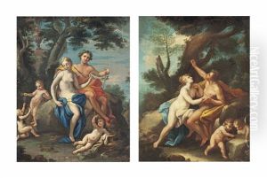Bacchus And Ariadne (+ Angelica And Medoro; Pair)