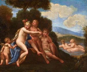 Venus Beim Bade by Parmigianino (Michele da Parma)