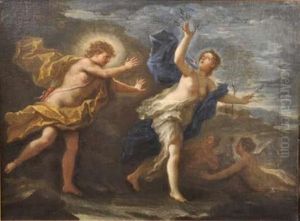 Apollon Et Daphne by Parmigianino (Michele da Parma)