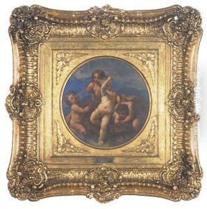 An Allegory Of Earth (+ Companion Painting Of An Allegory Of Air, Irgr; 2 Works) An Allegory Of Earth (+ Companion Painting Of An Allegory Of Air, Irgr; 2 Works)