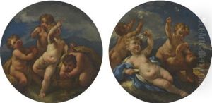 An Allegory Of Earth (+ An Allegory Of Air; Pair) by Parmigianino (Michele da Parma)
