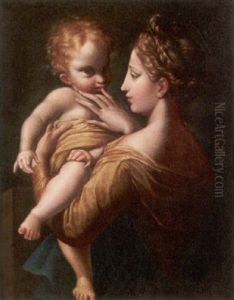 Madonna Mit Christuskind by  Parmigianino (Michele da Parma)