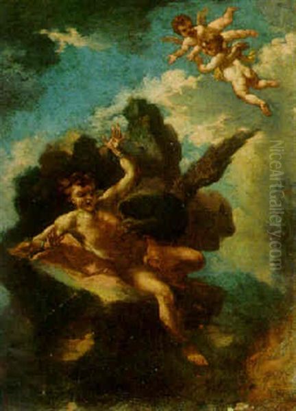Prometheus Bound To The Rock - view 1