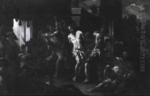 The Flagellation by Parmigianino (Michele da Parma)