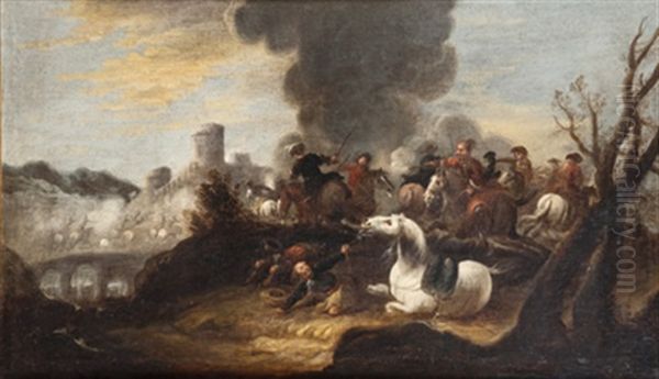 Schlachtenszenen (pair) - view 1