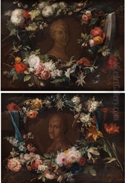 Fernando Vii Y La Princesa De Asturias Maria Antonia De Napoles (pair) - view 1
