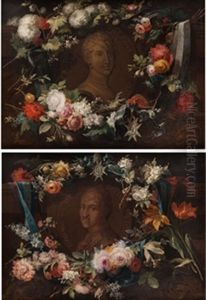 Fernando Vii Y La Princesa De Asturias Maria Antonia De Napoles (pair) by Miguel Parra Abril