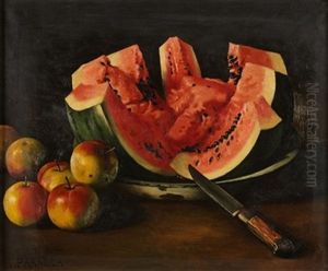 Bodegon De Frutas by Abelardo Parrilla