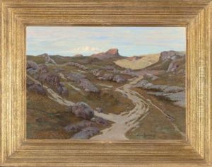 Path Through A Rocky Landscape, 1915 by Stephen Parrish