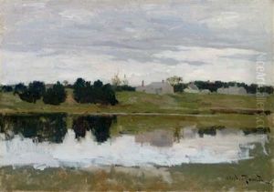 Reflections In A Pond by Stephen Parrish