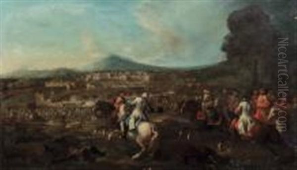 La Bataille De Bitonto A Naples,, Le Siege De Gaeta (2 Works) - view 1