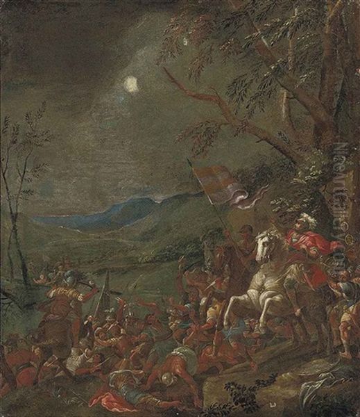 Joshua Stopping The Sun During The Battle With The Ammonites - view 1