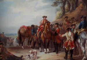 La Halte Des Cavaliers by Charles Parrocel