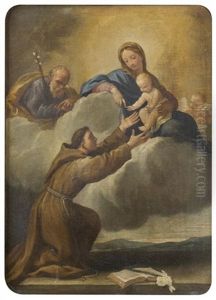 La Sainte Famille Et Saint Antoine De Padoue