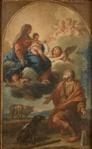 L'apparition De La Vierge A Saint Isidore Le Laboureur