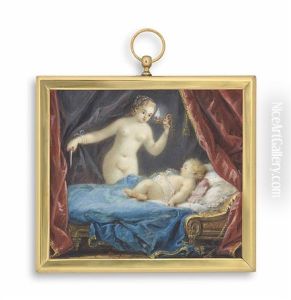 Cupid And Psyche by Jeanne Francois Pallas Parrocel
