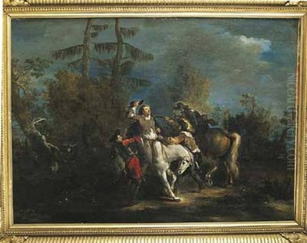 Attaque De Brigands Dans Une Clairiere - view 1