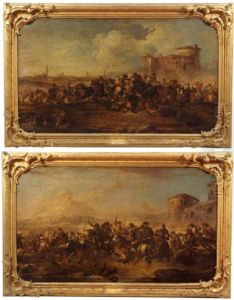 Scene De Bataille by Joseph Parrocel