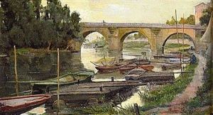 Bord De Seine by Philippe Parrot-Lecomte