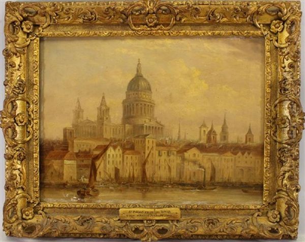Church Of St. Paul From The Thames River - view 1
