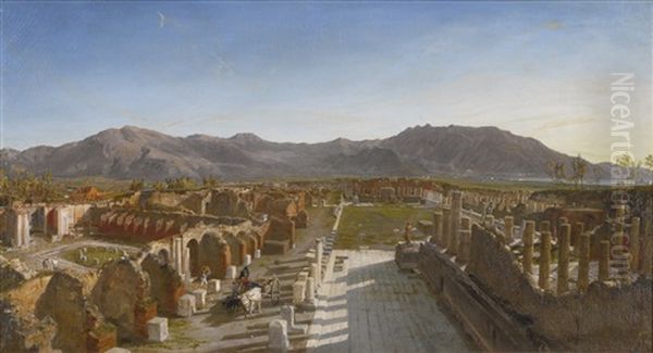 General View Of The Forum Of Pompeii From The Triumphal Arch - view 1