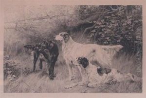 Setters In A Landscape by Thomas Blinks
