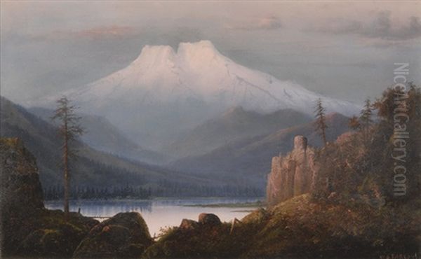 Mt. Shasta From Siskiyou Lake - view 1