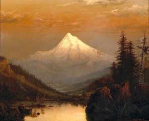 A View Of Mount Hood by William Samuel Parrott