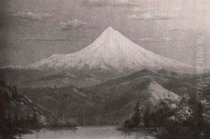 Mt. Hood At Sunset by William Samuel Parrott