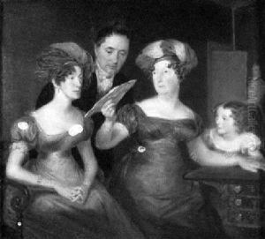 Familienbildnis Aus Der Englischen Gesellschaft by David Henry Parry