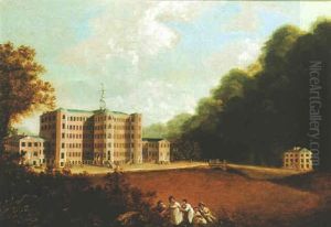 View Of Mellor Mill, Manchester by Joseph Parry