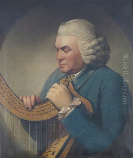 Portrair Of The Artist's Father, The Blind Harpist - view 1