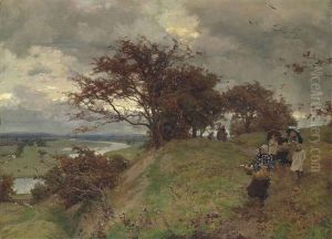 After Work - When The Chill Rain Begins At Shut Of Eve In Dull November