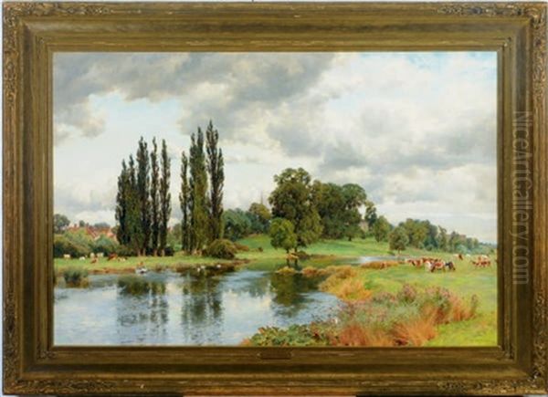A Summer View Of Bredon On The Avon - view 1
