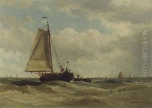 Dutch Ships At Sea by Arthur Wilde Parsons