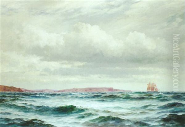 A West Country Port (falmouth?) From The Sea - view 1