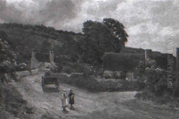 A Devon Village - view 1