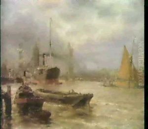 The Pool Of London by Arthur Wilde Parsons