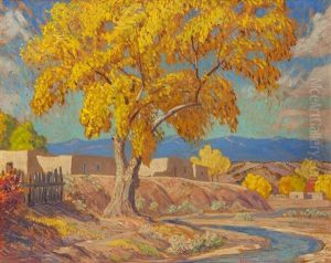 New Mexico Adobe In Landscape