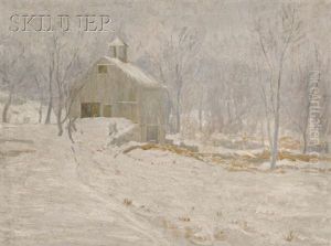 Snowy Barn