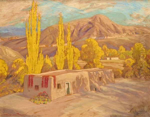 Fall Landscape With Adobe - view 1