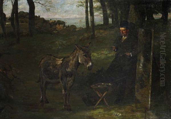 The Artist And His Critic (painted Isle Of Man?) - view 1
